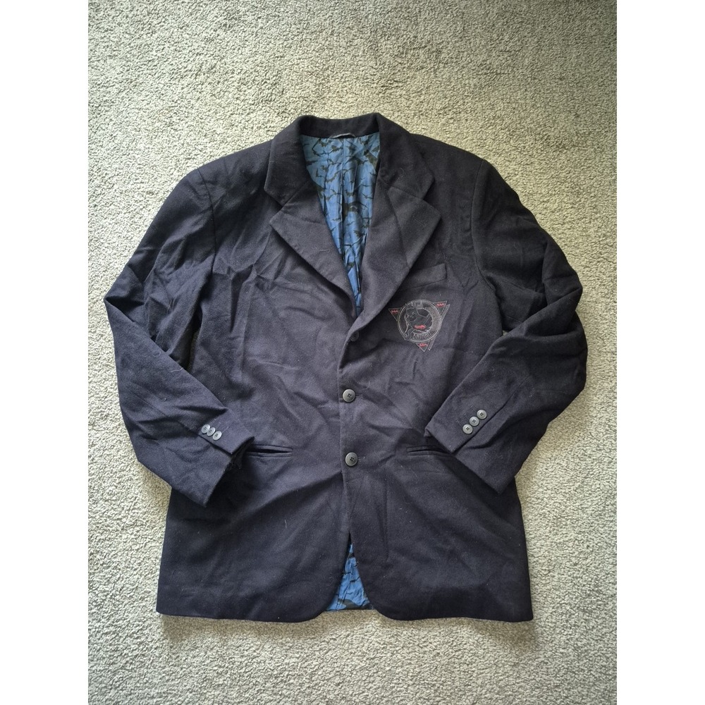 Iceberg Men Blazer Jacket Batman - Navy  Blue - Size: 50 - Large